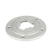 Sequoia 3 Under Flange Silver Aluminum Ø7"