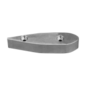Tecnoseal Riva Thalassa Rudder Zinc Anode 200x44x40 mm