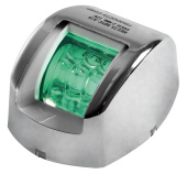 Osculati 11.038.22 - Mouse Navigation Light Green Stainless Steel Body