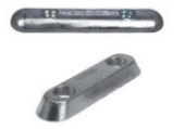 Tecnoseal Zinc Bolt-On Bar Anodes, Bulk Pack