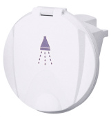 Nuova Rade 42575 - Built-In Deck Shower Round White Excl. Shower Head