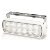 Hella Sea Hawk LED 9-32V - Spreadlight, White Light, White Housing
