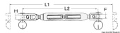 Osculati Stainless Steel Fixed Fork Terminal