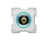 Power Socket 6-24V 2-Pole 35mm Rough/White