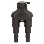 Anti-siphon Loop Plastic With Flap Black