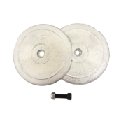Zinc Round Anode For Rudder Ø90mm (Pair Of 2)