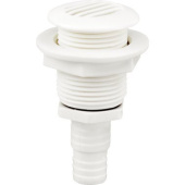 Plastimo 62145 - Plastic Vent Round ø16-19mm White Straight Hose