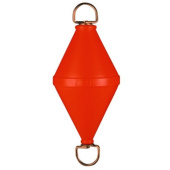 Plastimo 62269 - Mooring buoy with rod orange D50X1030