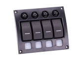 Sierra SP21000 - Plastic Circuit Panel 12-24v, IP66, 4-Position, LED-Indicators & Automatic Fuses