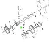 Nanni Diesel 970314244 - Camshaft Assembly for N3.30 Engines