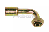 Webasto 6280108FG022A - Crimp Fitting Female 13/32 Inch 90 Degrees Rotalock 1 Inch 14uns 2B (Previous: 80108FG022)