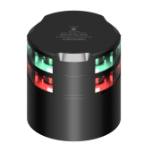 Lopolight 201-014+015-B-CD - Navigation Light 2NM 360° Red+Green, Black W/Conn & Alu-Base CD