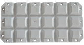Allpa Multi Fender, 600x300x80mm, 3kg, White