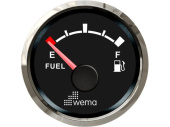 Wema 210620 - Fuel Gauge NMEA2000 Silverline Black 0-4/4