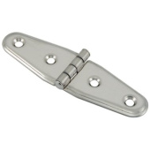 Euromarine Double Oval Stainless Steel Hinge - 105x30mm