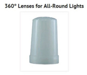 Perko 0201DP0WHT - 360° White Lens for All-Round Lights