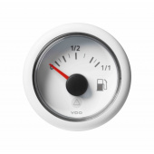VDO A2C59514916 – ViewLine Fuel Level Gauge 3-180 Ohm White 52 mm 12-24V DLRC