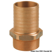 Osculati 17.568.31 - Guidi bronze male hose connector 3 x 80 mm