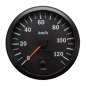 VDO 437-025-002C - Cockpit International Speedometer 125 Km/h 140mm 12-24V