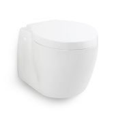 Tecma T-EV2024NW/SB2C00 - 24V Evolution 2G Marine Toilet with Bidet Function All-in-One Standard Panel Thermosetting Soft Closing Seat