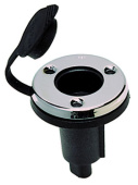 Perko 1045P00DP - 1045 Round Base 0° 2-Pin Chrome-Black