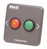 Max Power Control Panel - 2 Buttons, Grey
