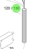 Steyr 2181444-0 - Instrument Cable Assembly 1.5 m for Steyr Engine Installations