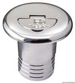 Osculati 20.666.02 - Chromed Brass Filler Cap Straight WATER 38 mm