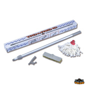 Trem R3803381 - Washing Kit 4 Pieces Composed Of: Boat Hook - Cotton Brush - Scrubbing Brush - Telescopic Pole