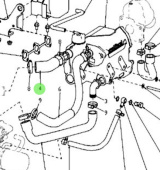 Nanni Diesel 48328156 - Heat Exchanger Hose for N3.30 and N4.38 Engines