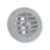 MBC Air Supply Grille - White Plastic, 100 mm (Round)