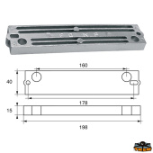 Trem L8144214 - Anode For Bombardier Engines (Johnson-Evinrude-OMC)