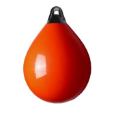 Majoni 1045 Solid Head Spherical Fender - Ø35cm - Orange