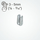 Clamcleat CL715 Cylindrical Alloy Insert Cleat for 3–5 mm Rope