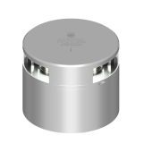 Lopolight 201-011KL-CD - Navigation Light 3NM 225° White, Masthead, Silver W/Conn & CD-Base