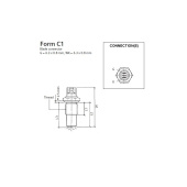 VDO 340-804-007-002A - Inductive Sender 28.5mm (Blade) M18x1.5