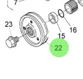 Nanni Diesel 970314245 - Fan Drive Pulley for N3.30 Engines