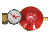 Talamex Universal Gas Pressure Regulator With Pressure Gauge