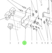 Nanni Diesel 95310660 - Mounting Bracket for EC Assembly