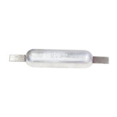 MME Rectangular Zinc Weld-On Hull & Rudder Anodes with Mounting Strips