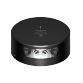 Lopolight 301-005-FB-B - Stern Navigation Light 135° 2 NM Horizontal Mount Black Aluminum Flat Base