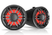 Fusion XS-FLT652SPB - 6.5'' Sports Black Tower Speakers, LED (2 pcs.)