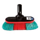 Vikan 526852 - Long Handled Scrubbing Brush Hook Model 45° + Bumper and Water Hole 20 cm
