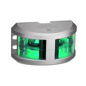 Lopolight 200-018G2ST 6M - Navigation Light 2NM 180° Green, Double, Silver Anodized