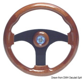 Osculati 45.158.07 - Mahogany Steering Wheel