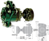 Aquadrive Shaft Coupling Extended CV42