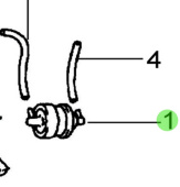 Nanni Diesel 970314123 - Gas Filter for Vacuum Piping