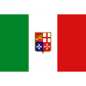 ERREGRAFICA Self-Adhesive Italian Marine Merchant Flag in Bright PVC