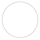 Bainbridge SL002WT - Circle 50 mm White - 10 pieces