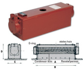 Weld-In Marine Oil Cooler Type 140